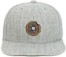 Armycrew Youth Kid Size Donut Patch Flat Bill Snapback Baseball Cap