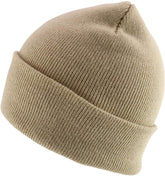 Made in USA Winter Knit Cuff Folded Long Stretchy Beanie