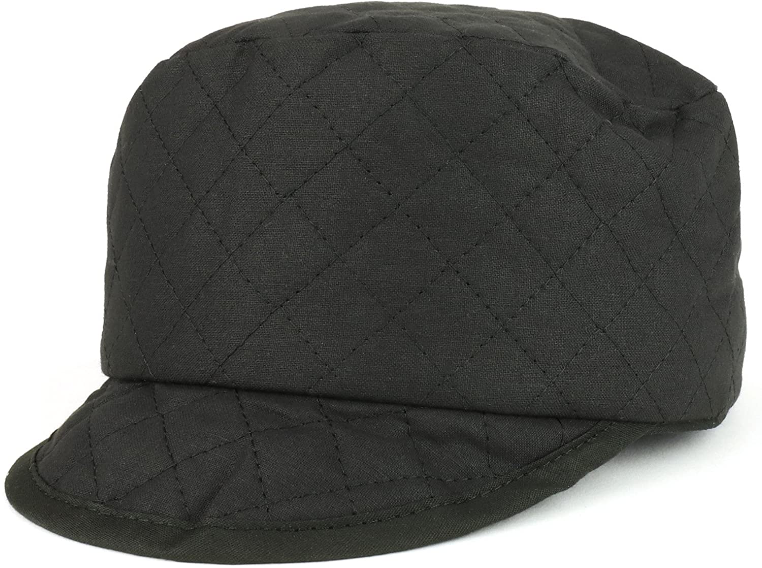 Armycrew Made in USA Tuff Quilted Black Stitching Cotton Soft Welders Cap