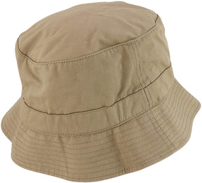 Armycrew Soft Cotton Fisherman Polo Bucket Hat - Khaki - L-XL