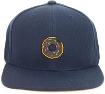 Armycrew Youth Kid Size Donut Patch Flat Bill Snapback Baseball Cap