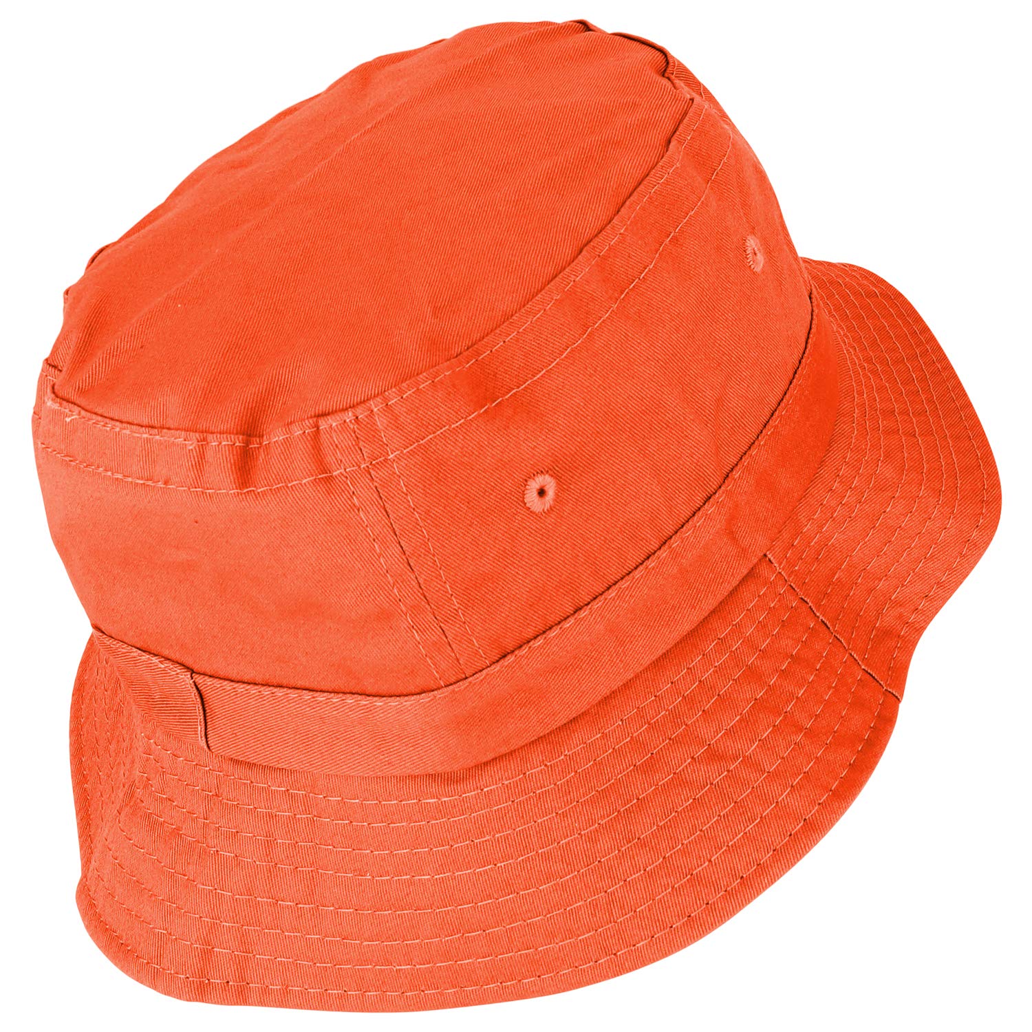 Armycrew Unlimited Youth Pigment Dyed Washed 100% Cotton Bucket Hat - Orange