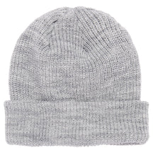 FLEXFIT Ribbed Cuffed Knit Warm Winter Beanie Hat - BLACK