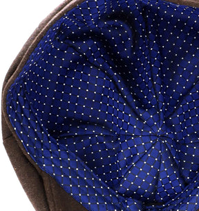 Armycrew Men's Oversize XXL Wool 8 Quarter Satin Lined Winter Newsboy Cap