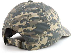 Armycrew USA Flag Embroidered Tear Resistant Ripstop Cap