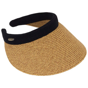 Armycrew Braided 4 Inch Toyo Brim Clip On Visor with Sweatband