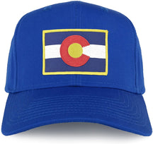 Armycrew XXL Oversize Colorado Flag Iron On Patch Solid Baseball Cap