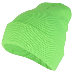 Armycrew High Visibility Neon Color Cuff Long Winter Beanie Hat