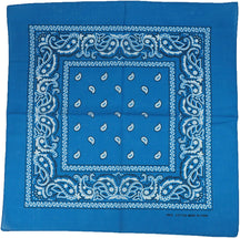 Armycrew Paisley Printed Cotton Bandanas 4 Pack Set