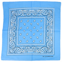 Armycrew 12pc Paisley Printed 100% Cotton Bandanas Headwrap Face Protection
