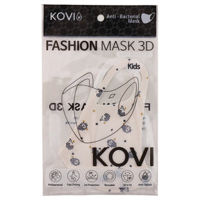 Kid's Size Reusable Washable Polyester Summer Face Mask 3pc Pack