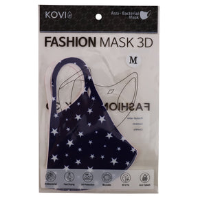 Unisex Adult Reusable Washable Polyester Summer Face Mask 3pc Pack