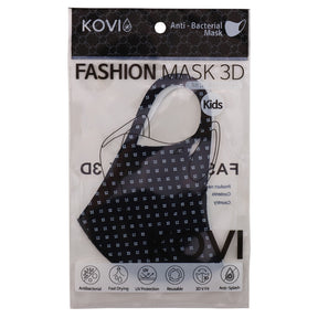 Kid's Size Reusable Washable Polyester Summer Face Mask 3pc Pack