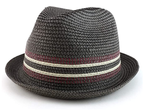 Armycrew Big Oversized Stingy Brim Pinch Front Fedora Hat