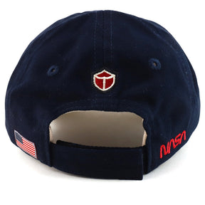 Armycrew Officially Licensed Toddler to Youth NASA Insignia 100% Cotton Baseball Cap