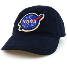 Armycrew Officially Licensed Toddler to Youth NASA Insignia 100% Cotton Baseball Cap